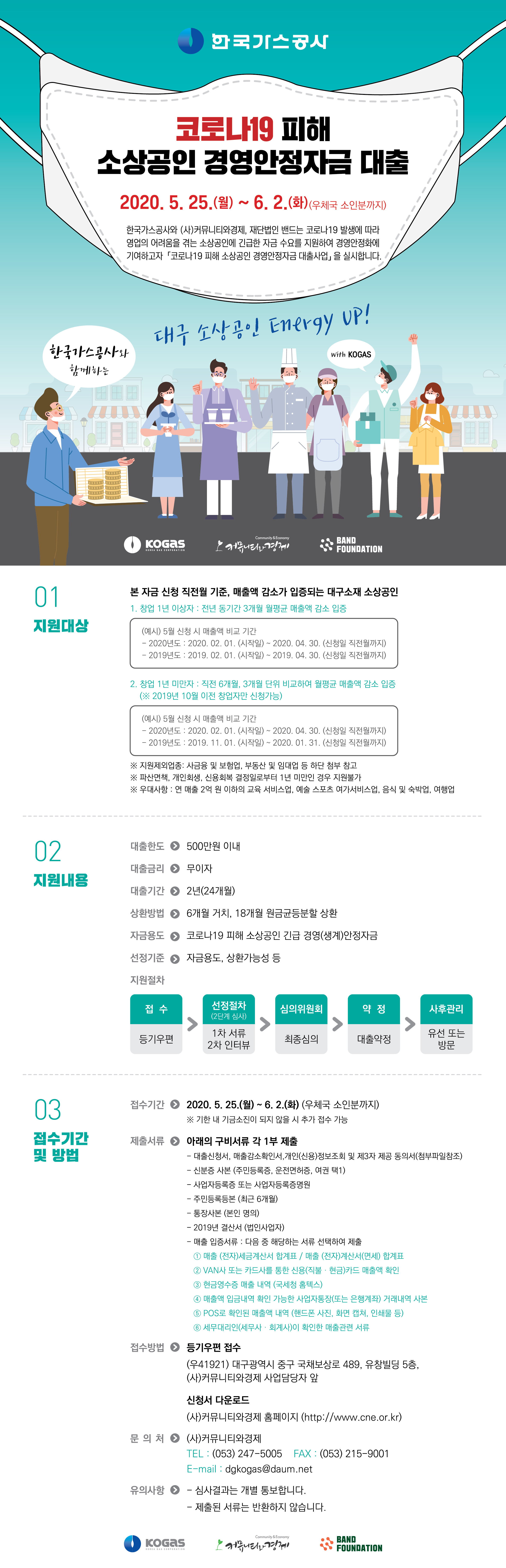 코로나19 피해 소상공인 경영안정자금 대출