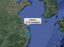 중국 강소 LNG터미널 저장탱크 설계 및 감리용역사업 위치