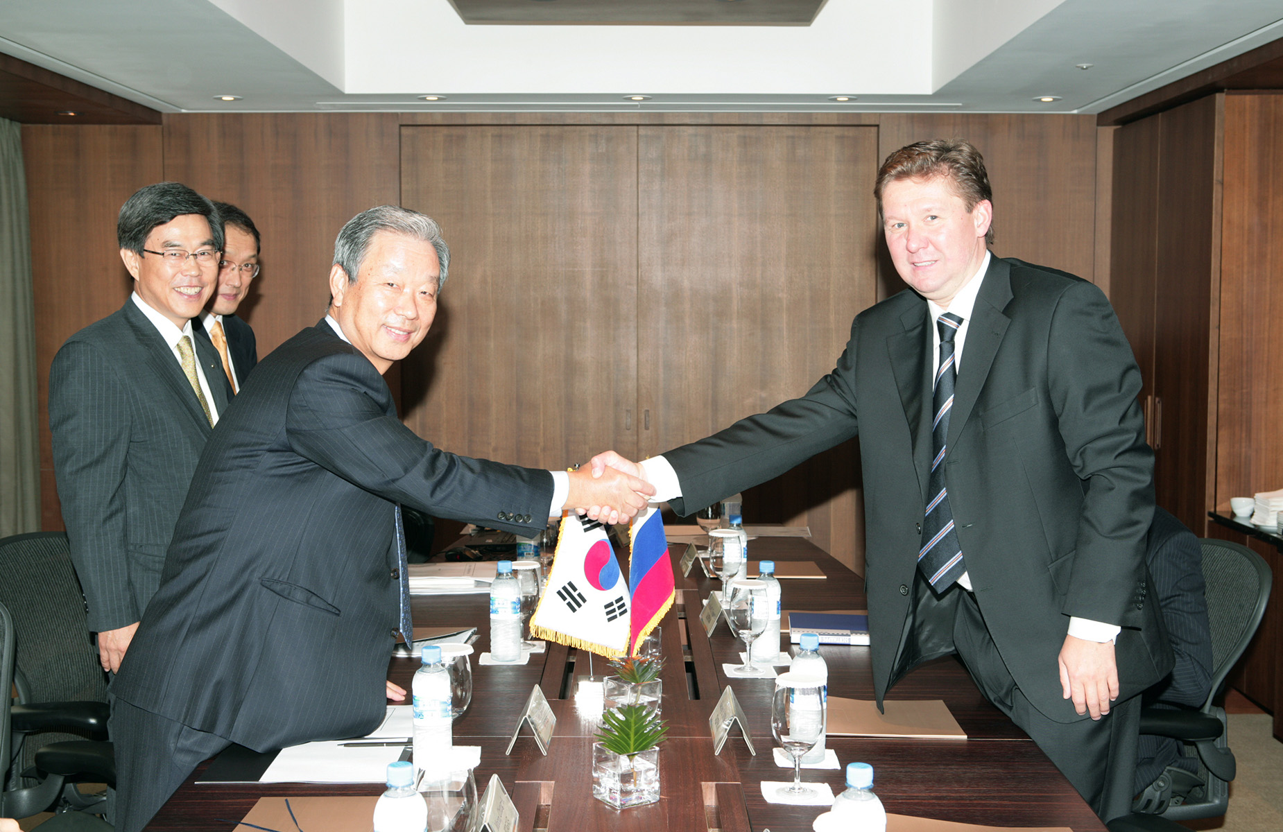 가스공사-가즈프롬 가스산업 협력 의정서 체결