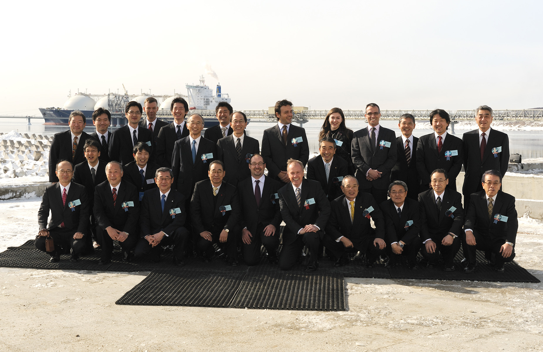 사할린-2 프로젝트 액화플랜트 준공식 참석