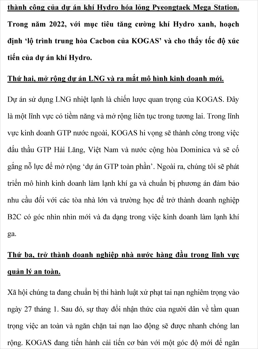 2022년 사장님 신년사(베트남어)