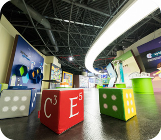 The classroom inside the experience center