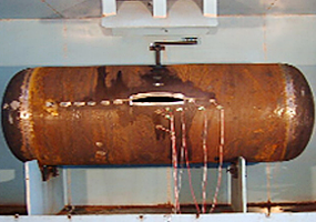 Full-size Pipe Rupture Test to Evaluate Residual Strength of Damaged Pipe