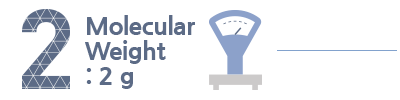 Molecular Weight : 2 g 