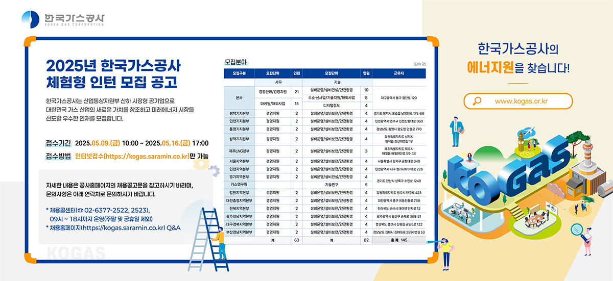 2025년 체험형 인턴 채용 공고